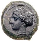 Sicily, Syracuse. Second Democracy. AE Hemilitron (4.81 g), 466-405 BC Superb EF