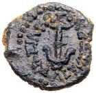 Judaea, Hasmonean Kingdom. Alexander Jannaeus (Yehonatan). Ã Prutah (1.41 g), 103-76 BCE - 2