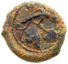 Judaea, Procuratorial. Valerius Gratus. AE Prutah (1.81 g), 15-26 CE EF - 2