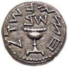 Judaea, The Jewish War. Silver 1/2 Shekel (6.69 g), 66-70 CE About EF