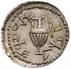 Judaea, Bar Kokhba Revolt. Silver Zuz (2.99 g), 132-135 CE Superb EF - 2