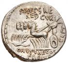 Jewish Reference Coinage, M. Aemilius Scaurus and Pub. Plautius Hypsaeus. Silver Denarius (3.83 g), 58 BC - 2