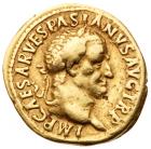 Vespasian. Gold Aureus (7.23 g), AD 69-79 VF