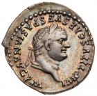 Titus. Silver Denarius (3.21 g), AD 79-81 EF