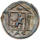 Judaea, Aelia Capitolina (Jerusalem). Antoninus Pius. AE (17.48 g), AD 138-161 V - 2