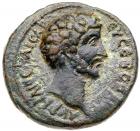 Judaea City Coinage. Samaria, Neapolis. Marcus Aurelius. Ã (9.85 g), as Caesar, AD 138-161