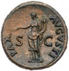 Vitellius. AE Sestertius (29.08 g), AD 69 Superb EF - 2