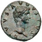 Divus Augustus. AE As (12.49 g), died AD 14 About EF