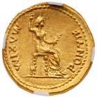 Tiberius. Gold Aureus (7.72 g), AD 14-37 - 2