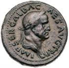 Galba. AE Sestertius (26.56 g), AD 68-69 EF