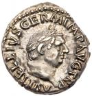 Vitellius. Silver Denarius (3.49 g), AD 69 EF