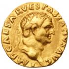 Vespasian. Gold Aureus (6.37 g), AD 69-79 VF