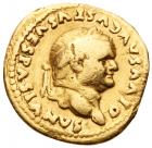 Divus Vespasian. Gold Aureus (6.96 g), died AD 79 Fine