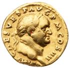 Vespasian. Gold Aureus (7.00 g), AD 69-79 Fine