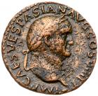 Vespasian. AE As (10.74 g), AD 69-79 Sharpness of VF