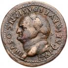 Vespasian. AE As (10.74 g), AD 69-79 VF