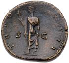 Aelius. AE Sestertius (23.48 g), Caesar, AD 136-138 Choice VF - 2