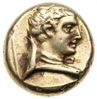 Lesbos, Mytilene. Electrum Hekte (2.49 g), ca. 377-326 BC Choice VF - 2