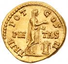 Aelius. Gold Aureus (7.14 g), Caesar, AD 136-138 Superb Mint State - 2