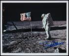 Second Man on the Moon, Buzz Aldrin Signed Color Photo