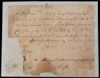 Wolfe, General James -- Document Signed