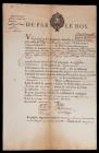 Montcalm, Marquis de -- Death Warrant For a Deserter Signed by Montcalm