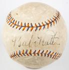 Babe Ruth & Lou Gherig Signed Babe Ruth Home Run Special Ball with Certification by JSA