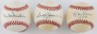 Three Signed Baseballs: Duke Snider, Reggie Jackson, Don Larsen -- Certification by JSA