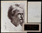 Clemens, Samuel Langhorne (Mark Twain) -- ANS complaining of work and stating "my soul is barren of sentiment"