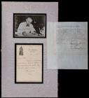 George Gershwin Signed Contract Regarding "Rhapsody in Blue" plus Ira Gershwin ALS and Signed Photograph