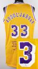 Kareem Abdul-Jabbar Signed Commemorative LA Lakers Basketball Jersey