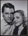 Cary Grant and Jean Arthur: Extremely Rare Oversized Publicity Portrait for ONLY ANGELS HAVE WINGS