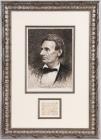 Lincoln, Abraham -- Autograph Endorsement Signed