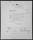 Tunney, Gene -- 1939 Letter Signed by the World Heavyweight Champion (1926-28) and Two-Time American Light Heavyweight Champion.