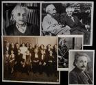 [Einstein, Albert] Original Vintage Photograph, Plus News-File & Postcard Photos
