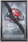 Jurassic Park III : Autographed Key Art by Director Joe Johnston, Sam Neil, TÃ©a Leoni, William Macy and more