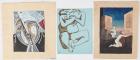 Exceptional Collection of Mid-Century Modern Works: Levy, Edgar, A. Rosenfeld, and One Unknown Artist: Three Works