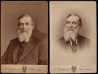 Two F. Gutekunst Photos of Autograph Collector Ferdinand J. Dreer, 1886 and 1887