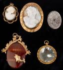 Collection of Cameo Pendants