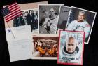 Balance of Consignment: Seven (7) Signed Pieces, Deke Slayton, STS-1, Donn Eisele, Scott Kelly, Ken Mattingly, Al Worden