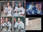 Six (6) Apollo Astronaut Signed Photos: Schweickart, Stafford, Cernan, Bean, Mattingly and Worden