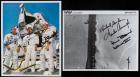 Apollo 12: Two (2) Different Crew Signed Photos Conrad, Bean and Gordon