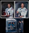 Apollo 11: Three Individually Signed and Inscribed Photos by Neil Armstrong, Buzz Aldrin and Michael Collins