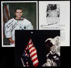 Apollo 17: Harrison Schmitt, First Scientist in Space 2 Signed Photos