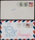 STS-51-L (Challenger Tragedy) Two Signed Covers: Mike Smith, Pilot and S. Christa McAuliffe, Teacher