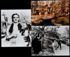 THE WIZARD OF OZ 12 Black & White and 2 Color Vintage Re-Strike Photos