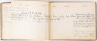 Guest Book From a 1935/36 Chartered Sailboat to Catalina, John Wayne and Jack Oakie Both Having Signed With Long Entries