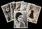 Jean Harlow: Six Vintage Original 8 x 10" Stills, Four from Various Films Including Hold Your Man with Gable and a Hurrell Photo