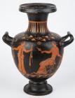 Paestan Applied Red-Figure Hydria, Ca 340-330