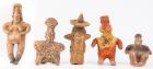 Five Pre-Columbian Colima Figures